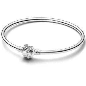 Pandora Shooting Star Bangle with Plain Charm